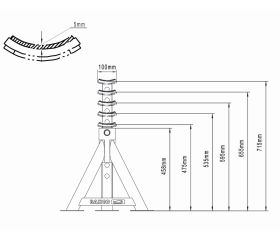 Soporte de caballete para trabajos pesados | BH3HD16000